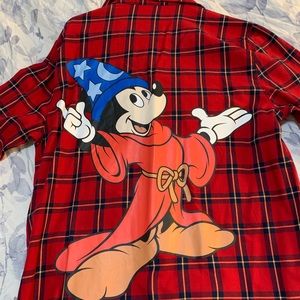 Cakeworthy Fantasia Mickey Flannel